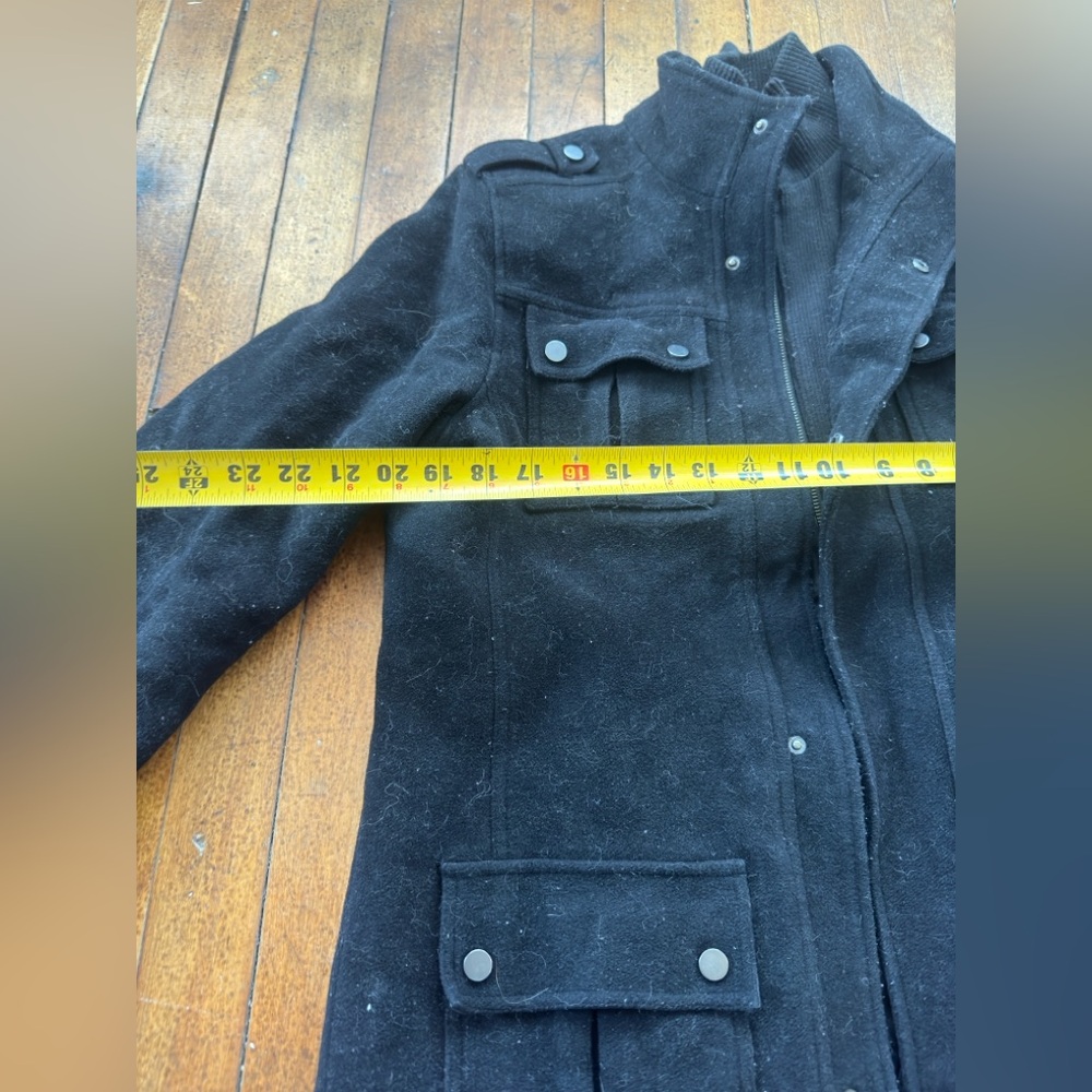 Bgsd Wool Blend Patch Pocket Toggle Coat - image 6